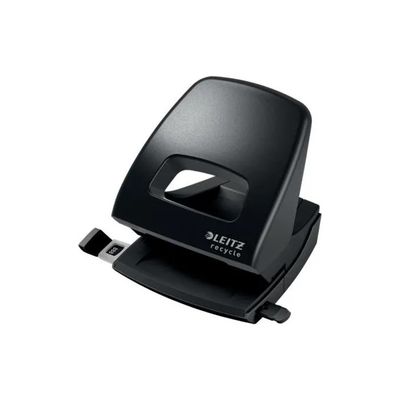 LEITZ Perforatore Leitz Nero per 30 Fogli con Guida Regolabile