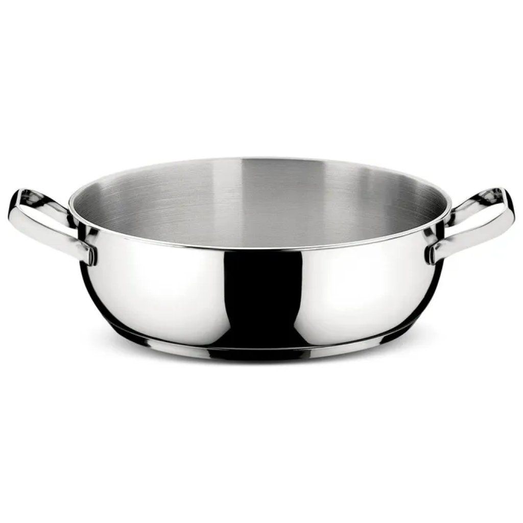 Lagostina Sfiziosa – Casseruola bassa in acciaio inox, 24 cm