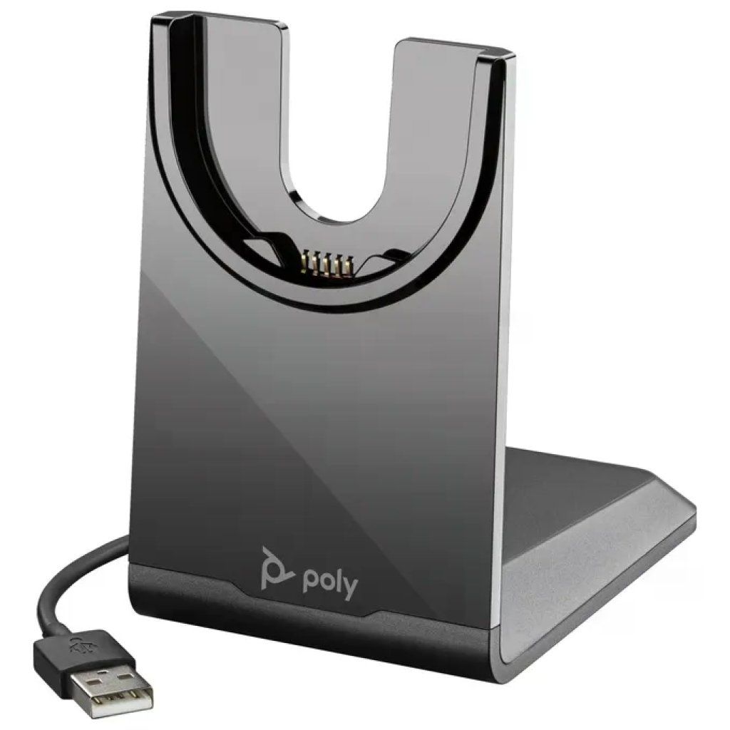 HP Base di ricarica HP Poly Voyager USB-A per cuffie compatibili HP Base di ricarica HP Poly Voyager USB-A per cuffie compatibili