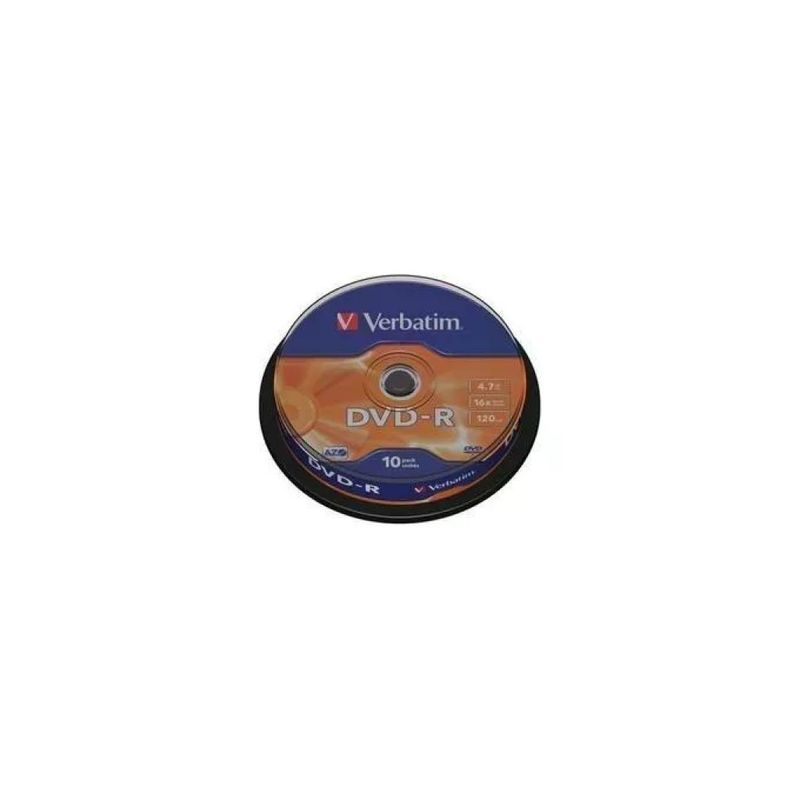 Verbatim DVD-R 4,7 GB Matt Silver – Confezione da 10