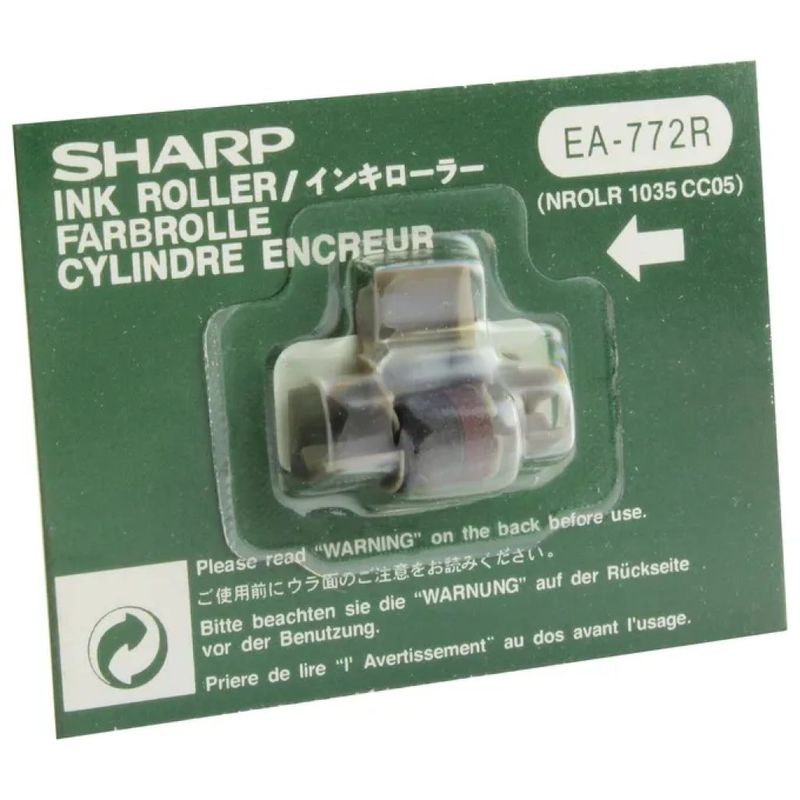 Sharp EA772R Tampone Inchiostrato Nero e Rosso per Calcolatrici