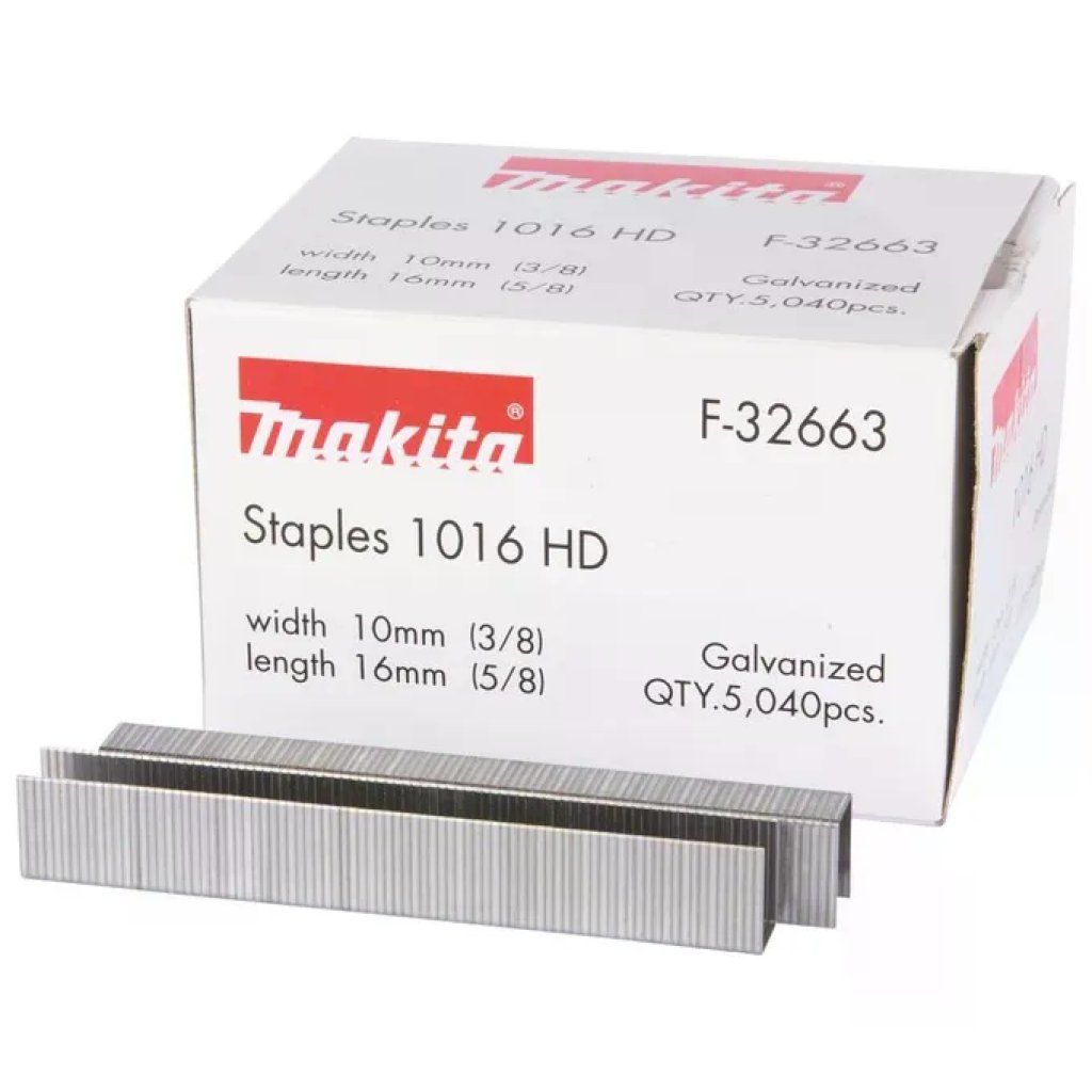 Makita F-32663 Punti Metallici Zincati 10 × 16 mm, 5.040 pezzi