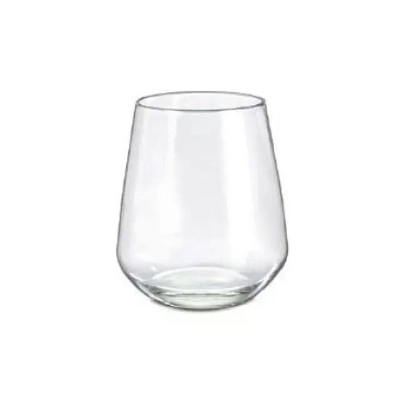 Borgonovo Contea Stemless – Set 6 Bicchieri in Vetro, 38 cl