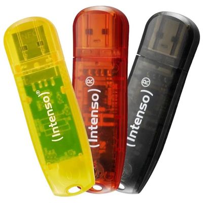 Intenso Rainbow – Set da 3 chiavette USB 2.0 da 32 GB