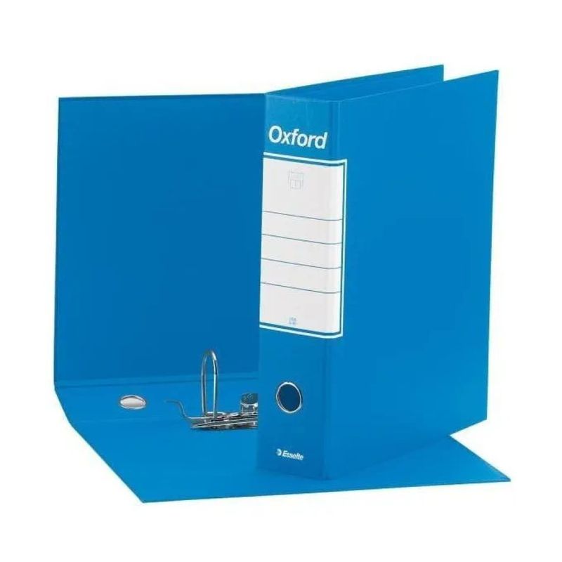 Esselte Oxford G85 – Confezione da 6 registratori azzurri