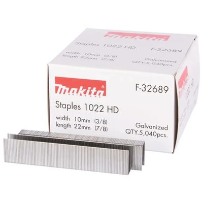 Makita F-32689 Graffette zincate 10 x 22 mm, 5.040 pezzi Makita F-32689 Graffette zincate 10 x 22 mm, 5.040 pezzi