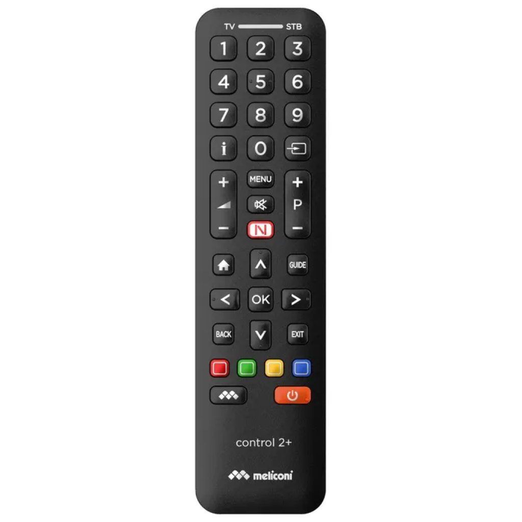 Meliconi CONTROL 2+ Telecomando Universale per TV e Decoder, Nero Meliconi CONTROL 2+ Telecomando Universale per TV e Decoder, Nero
