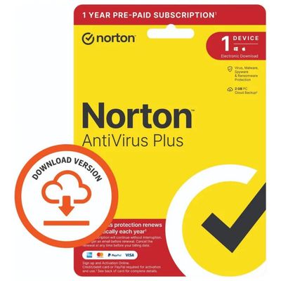 Norton AntiVirus Plus 2026 – 1 dispositivo, 1 anno