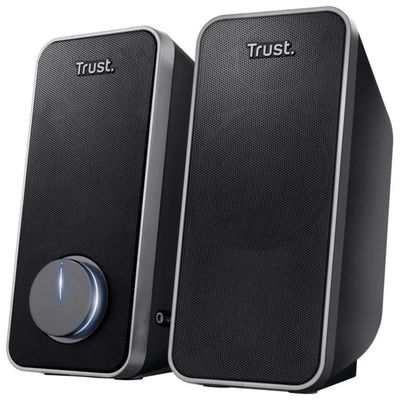 Trust Arys 2.0 – Altoparlanti USB per PC, 14 W RMS, Nero