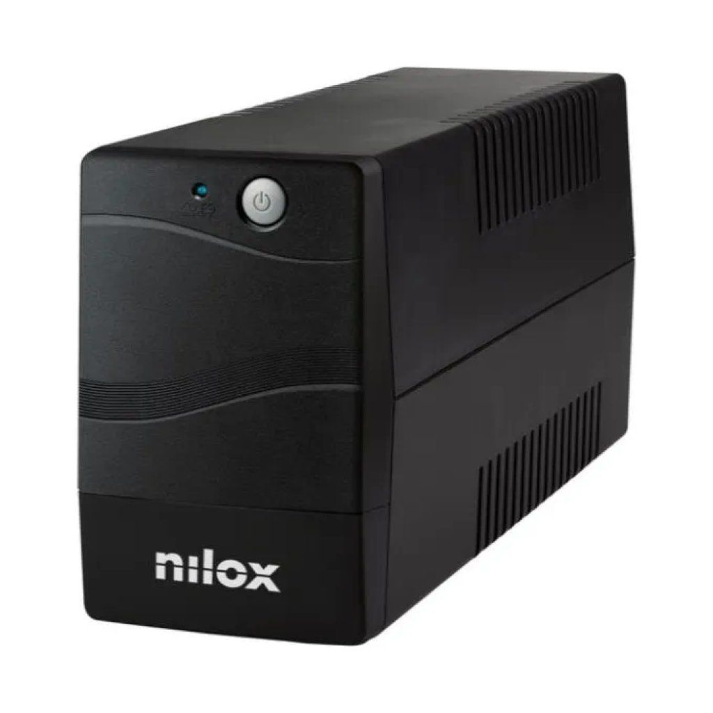 Nilox UPS Premium Line Interactive 600 VA / 420 W con AVR e 2 prese Schuko