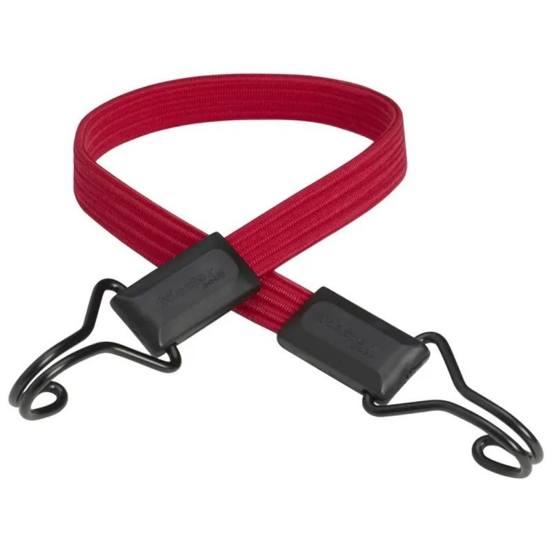 MASTERLOCK Master Lock 3224EURDAT Cavo Elastico Piatto Rosso, 60 cm