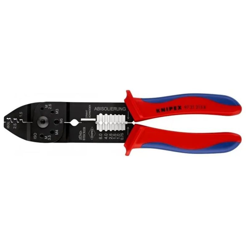 Knipex 9721215B Pinza per capicorda F-Crimp 230 mm