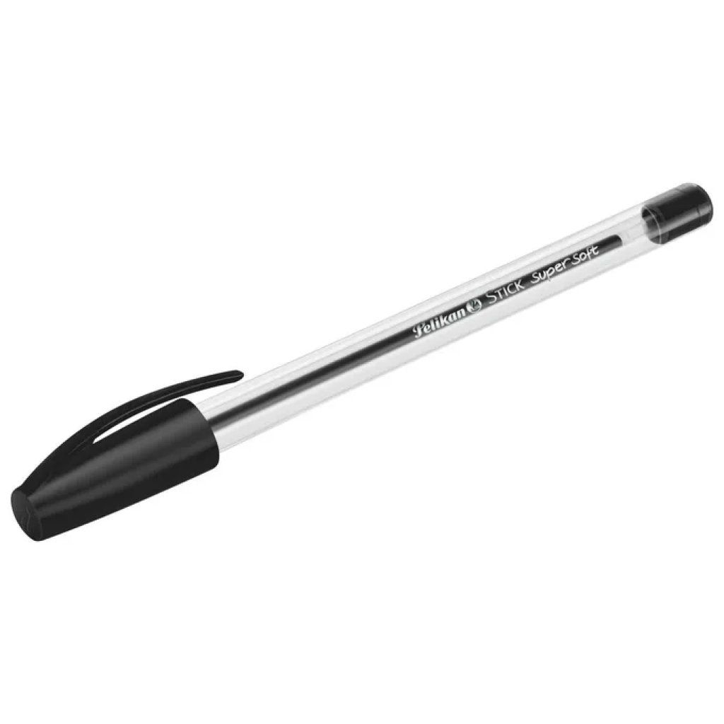 Pelikan Super Soft – Confezione da 50 penne a sfera nere