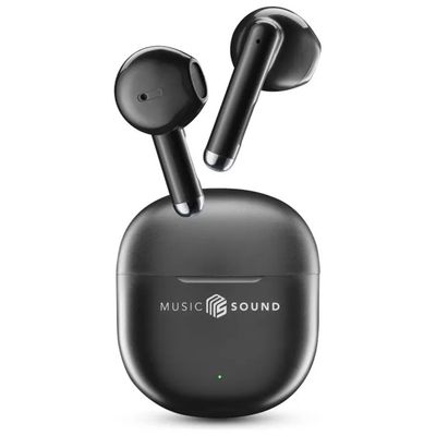 BREEZE Music Sound Breeze Auricolari Bluetooth TWS In-Ear, Touch Control, Autonomia fino a 20 ore, Nero BREEZE Music Sound Breeze Auricolari Bluetooth TWS In-Ear, Touch Control, Autonomia fino a 20 ore, Nero
