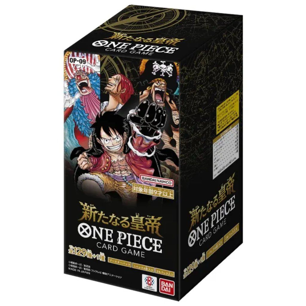 Bandai One Piece Card Game OP-09 The Four Emperors – Booster Box giapponese, 24 buste