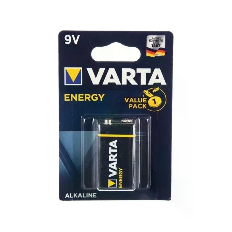 VARTA Batteria alcalina VARTA ENERGY 9V, confezione da 1