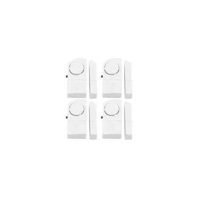 Olympia TF 400 Set 4 Sensori Magnetici per Porte e Finestre con Allarme 90 dB