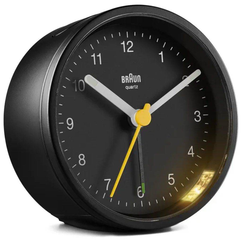 Braun BC12 Sveglia Analogica Nera con Retroilluminazione Braun BC12 Sveglia Analogica Nera con Retroilluminazione