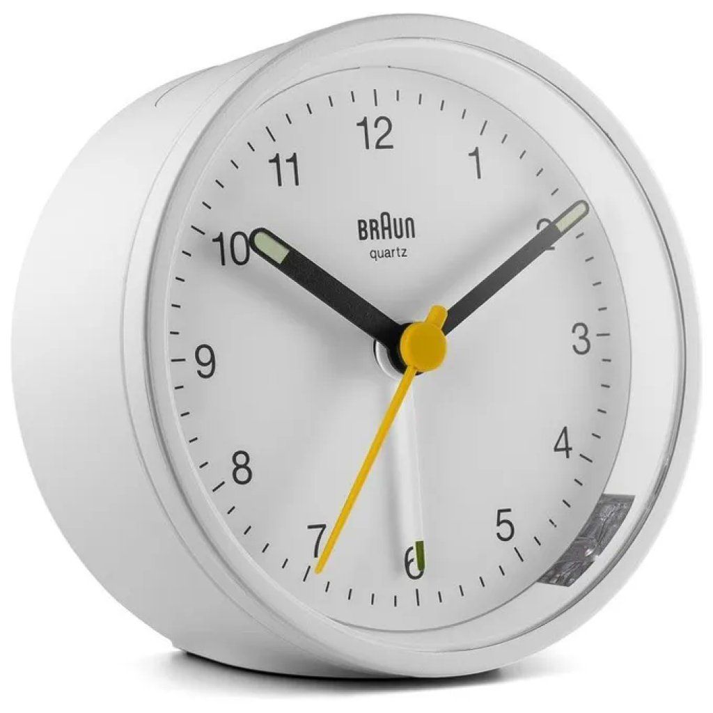 Braun BC12W Sveglia Analogica al Quarzo Bianca Braun BC12W Sveglia Analogica al Quarzo Bianca