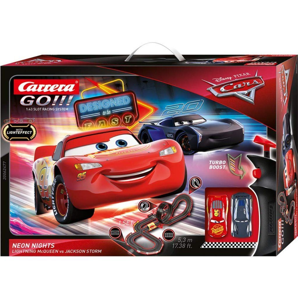 Carrera GO!!! Disney Pixar Cars Neon Nights – Pista elettrica con 2 auto Carrera GO!!! Disney Pixar Cars Neon Nights – Pista elettrica con 2 auto