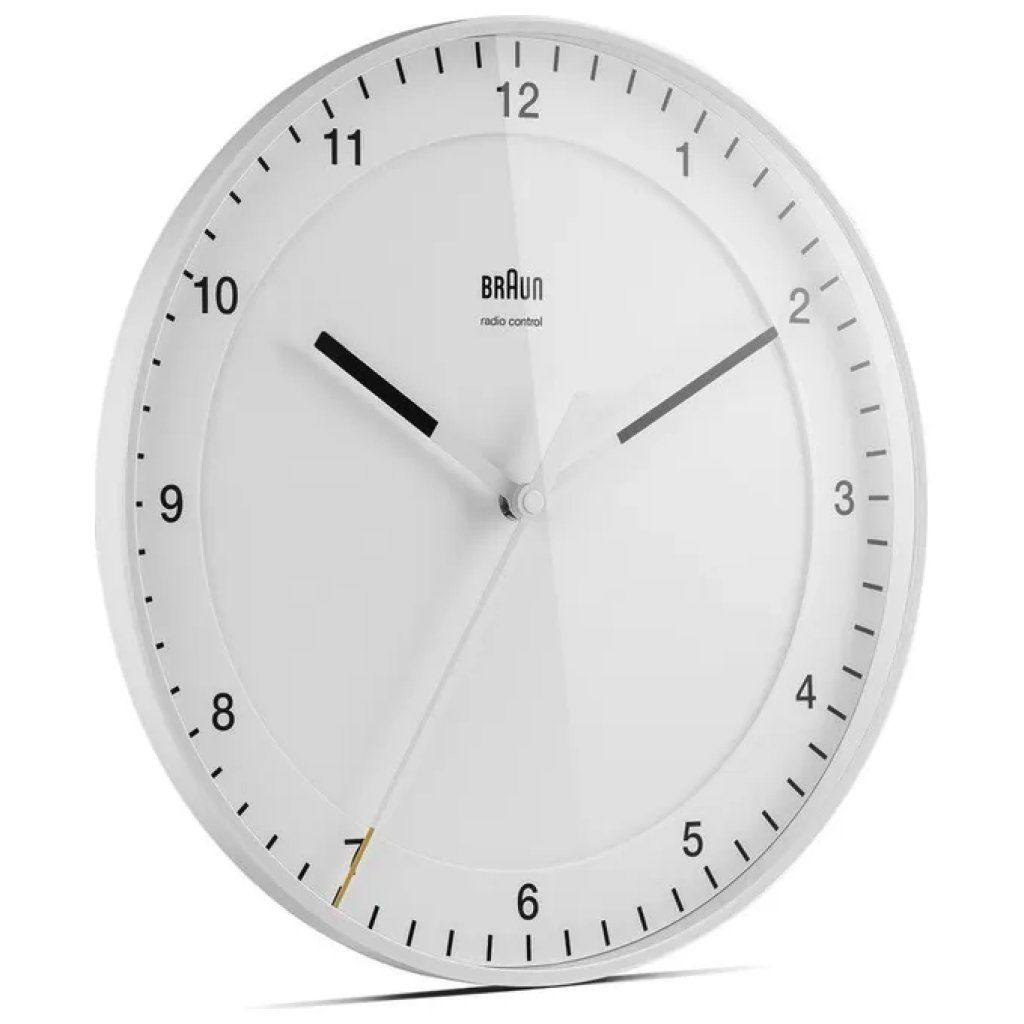 Braun BC 17 W-DCF Orologio da Parete Radiocontrollato Bianco Braun BC 17 W-DCF Orologio da Parete Radiocontrollato Bianco