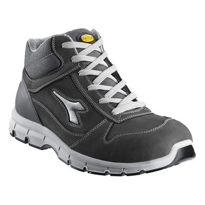 Diadora Utility Run II High S3 SRC ESD – Scarpa da lavoro alta, grigia, taglia 41