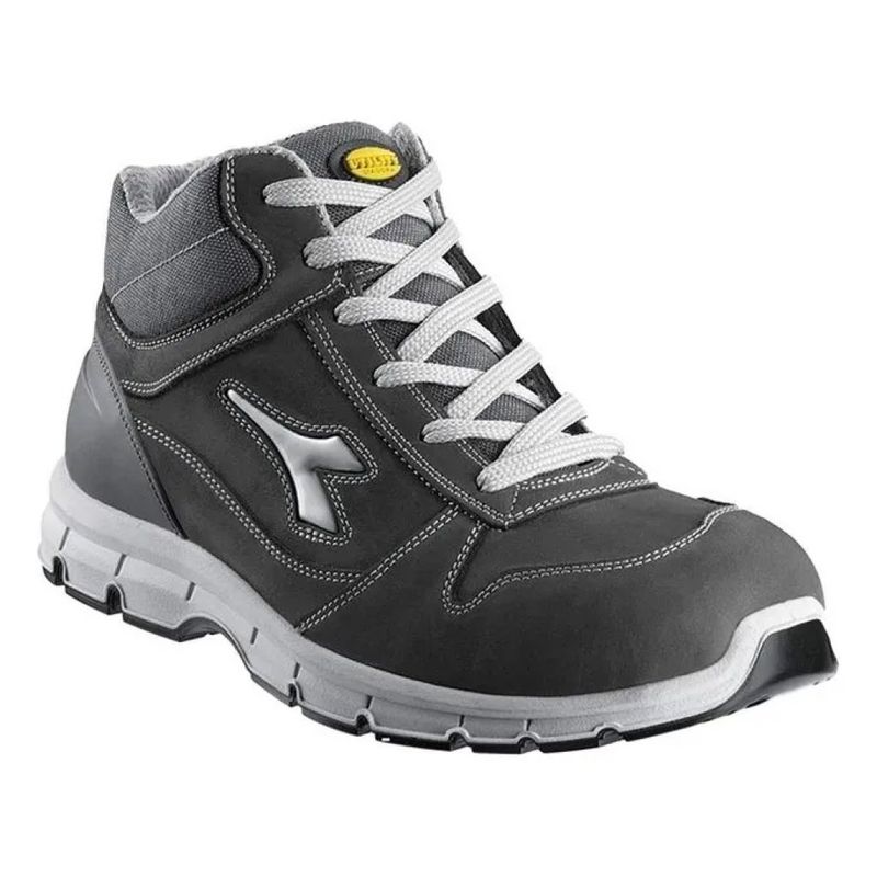 Diadora Utility Run II High S3 SRC ESD – Scarpa da lavoro alta, grigia, taglia 41