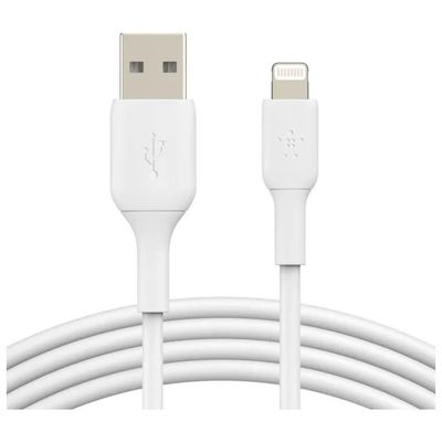 Belkin CAA001BT1MWH – Cavo USB-A a Lightning da 1 m, bianco