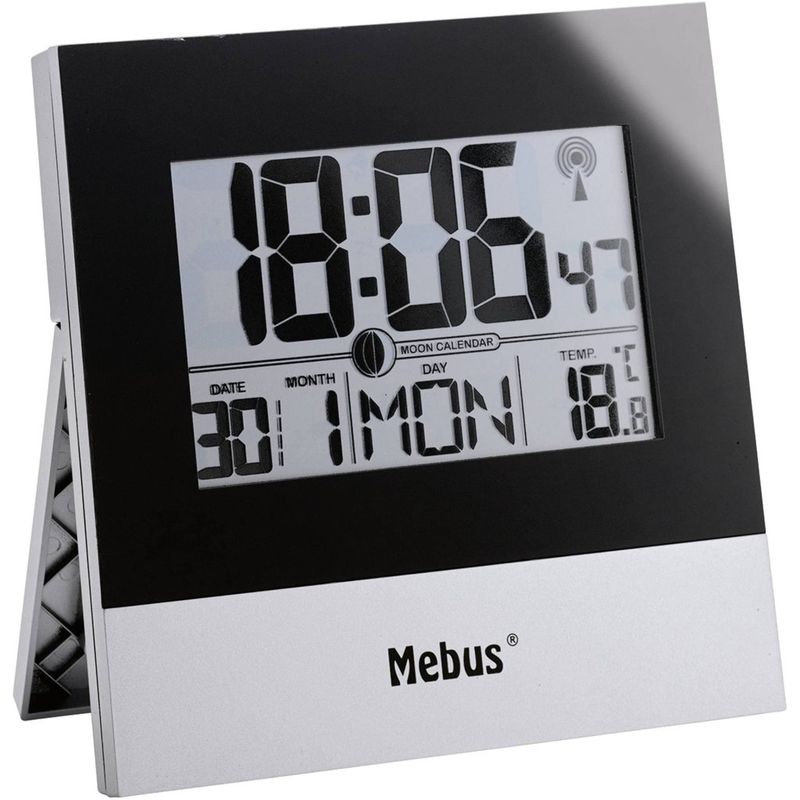 Mebus 41787 Orologio Digitale da Parete Radiocontrollato