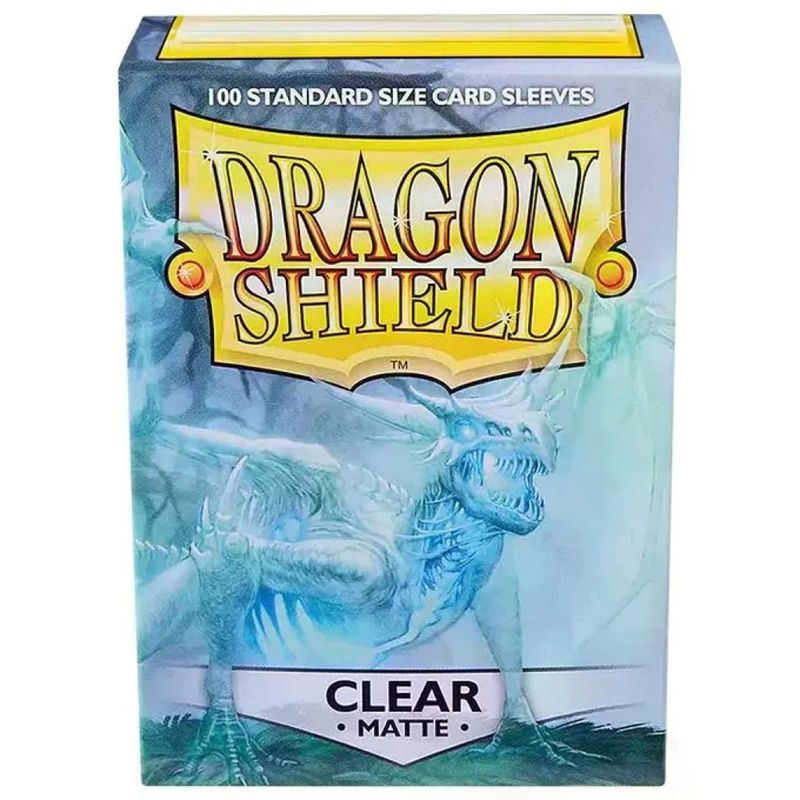 ARCANE TINMEN Dragon Shield Matte Clear – Bustine Protettive Standard per Carte (100 pezzi)