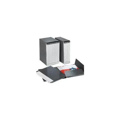 Esselte Delso Line, set 6 cartelle a 2 lembi 25 × 32 cm, dorso 1,5 cm, grigio