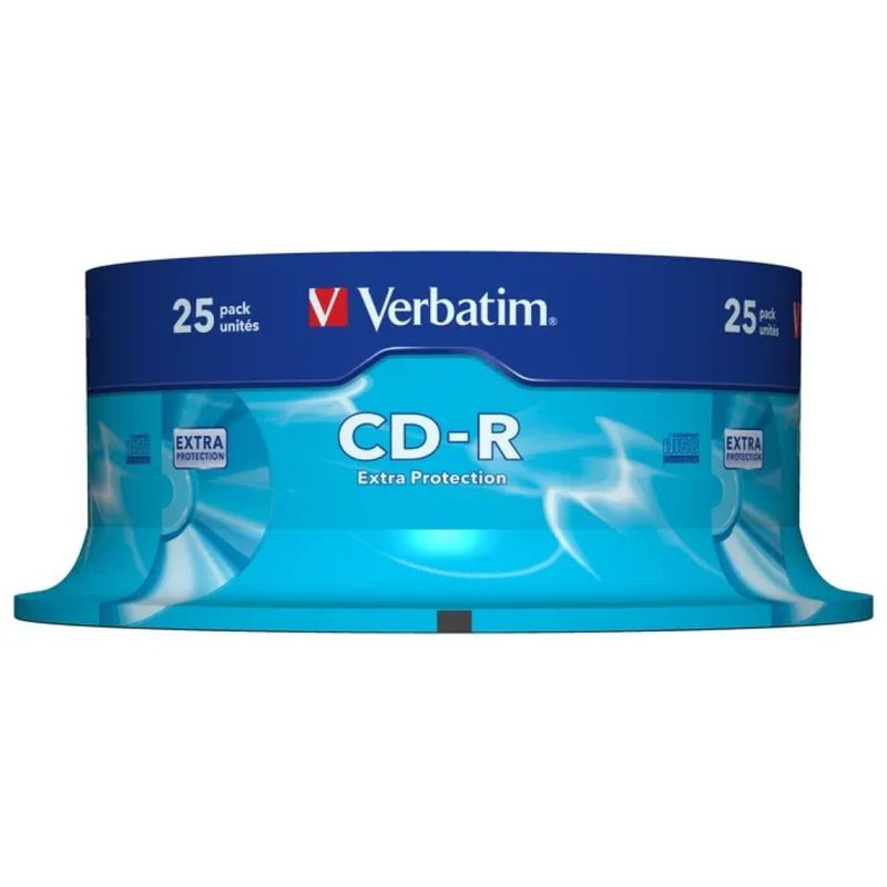 Verbatim DataLife CD-R 80 minuti, 52x, confezione da 25