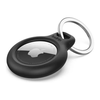 Belkin Custodie Portachiavi per Apple AirTag, 4 Pezzi, Nero