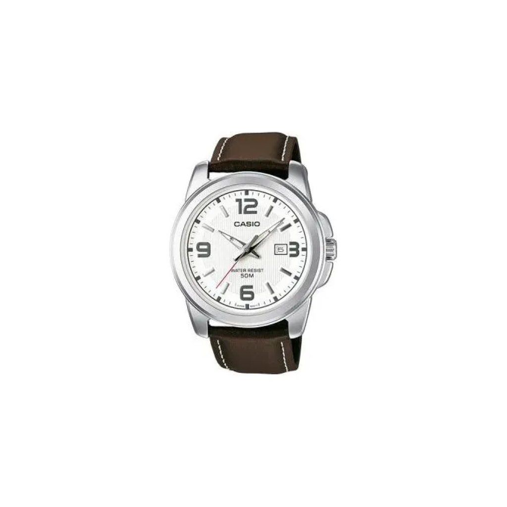 Casio MTP-1314PL-7AVEF Orologio Uomo in Pelle Marrone Casio MTP-1314PL-7AVEF Orologio Uomo in Pelle Marrone