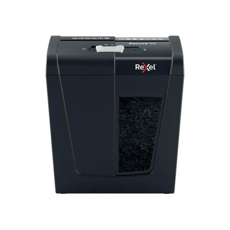 Rexel Secure S5 Distruggidocumenti a Strisce, 5 Fogli, 10 L