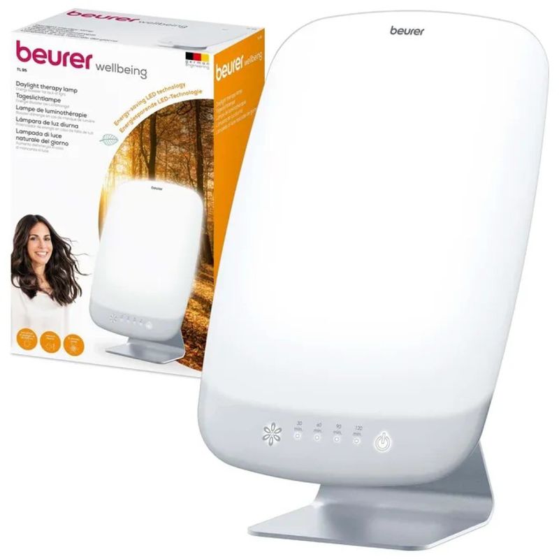 Beurer TL 95 Lampada per Terapia della Luce LED SunLike, 14.000 Lux, 6 Livelli, Bianca e Alluminio Beurer TL 95 Lampada per Terapia della Luce LED SunLike, 14.000 Lux, 6 Livelli, Bianca e Alluminio