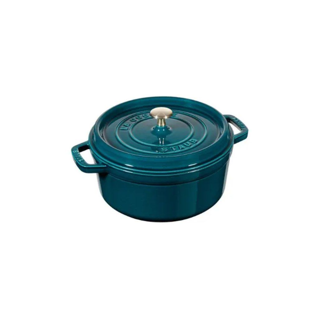 Staub Cocotte rotonda in ghisa smaltata, 24 cm, 3,8 L, blu Staub Cocotte rotonda in ghisa smaltata, 24 cm, 3,8 L, blu