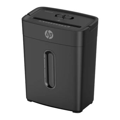 HP One Shred 6CC Distruggidocumenti a Particelle, 6 Fogli, 14 L, Nero