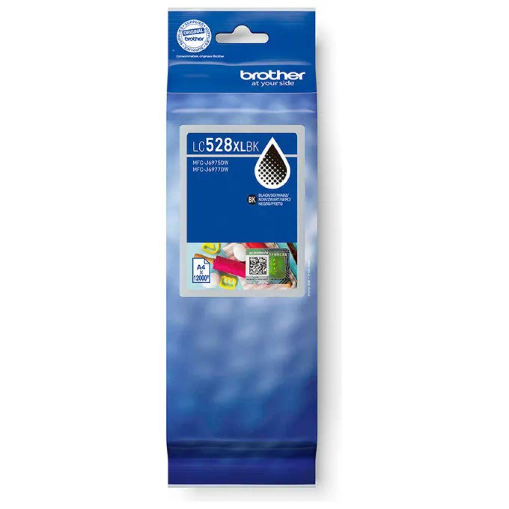 Brother LC528XLBK Cartuccia Originale XL Nera, 12.000 Pagine