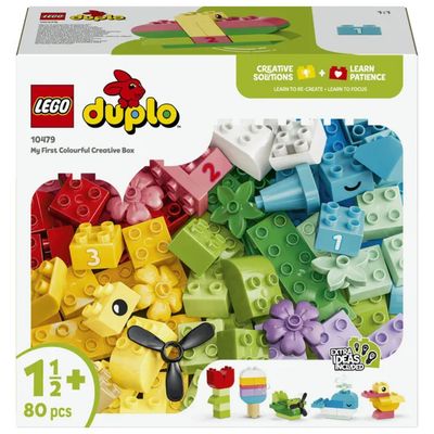 LEGO DUPLO Classic 10479 – Scatola Creativa da 80 Pezzi, Gioco Educativo 18 Mesi+