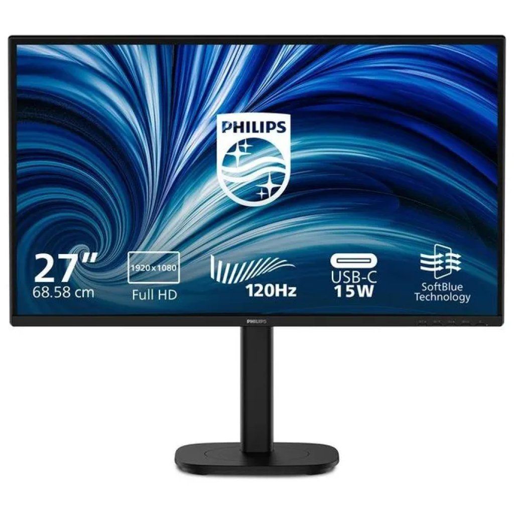 PHILIPS Monitor Philips 27B2N3200J 27” FHD IPS 120 Hz con hub USB