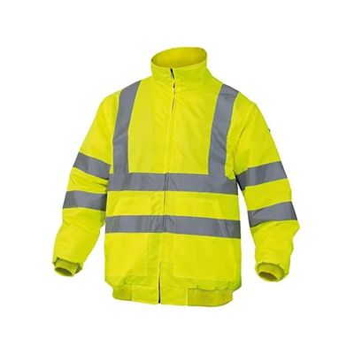 Delta Plus Reno-HV Giubbotto Alta Visibilità 2 in 1, Giallo Fluo, 3XL