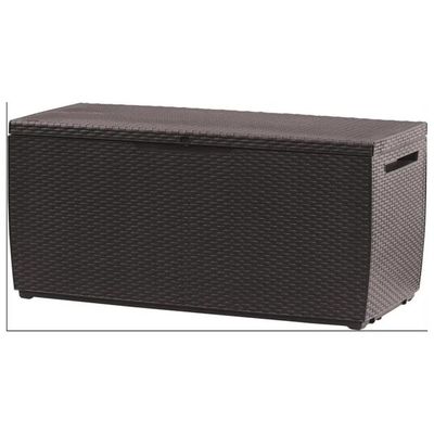 Keter Capri 305 L Baule da Esterno Effetto Rattan Marrone con Ruote