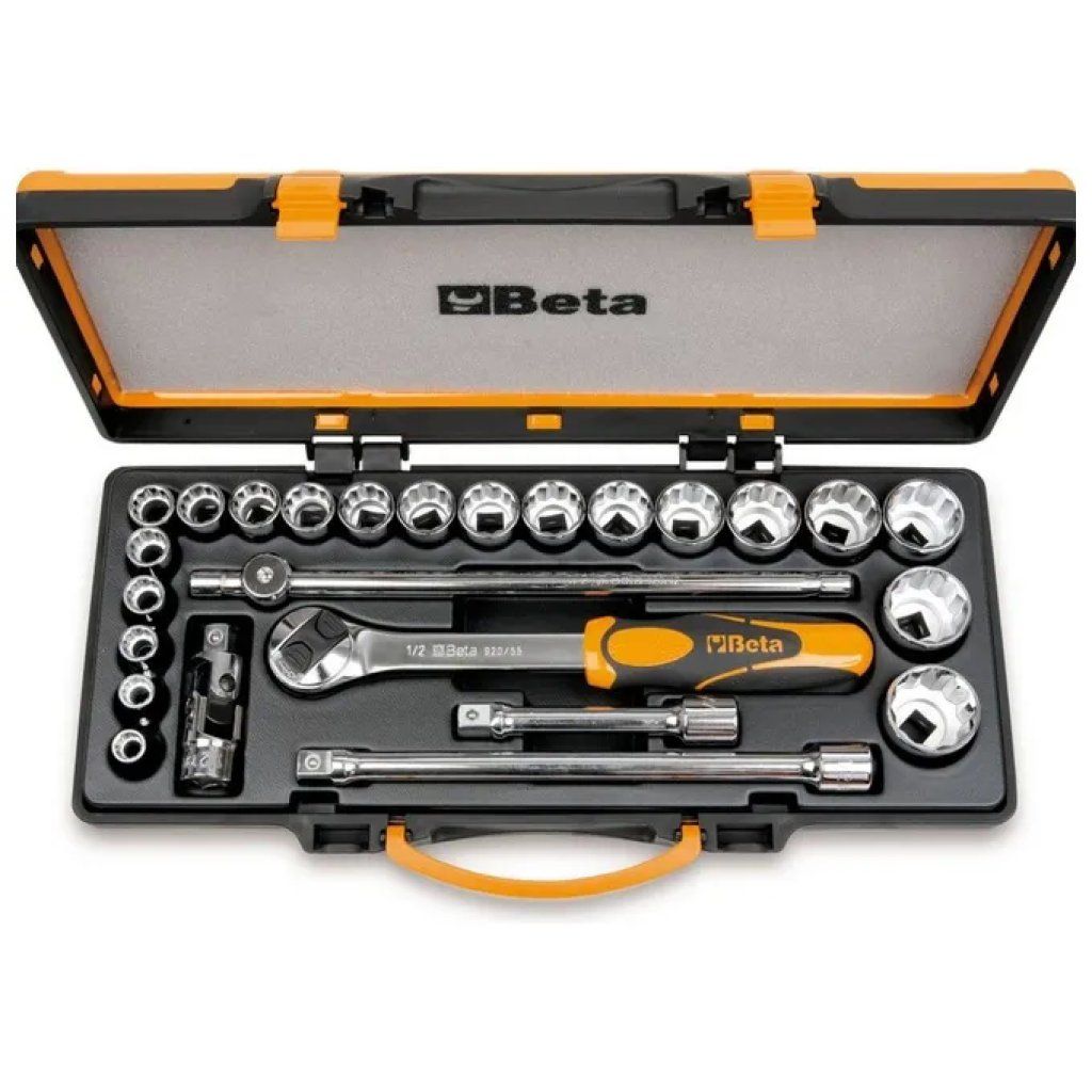 BETA 920B/C20X Set di bussole 1/2" con cricchetto e accessori
