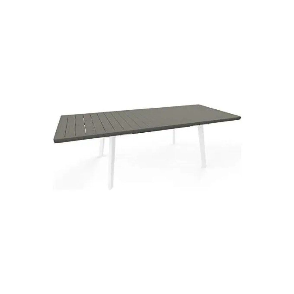 Keter Harmony Tavolo da Giardino Estensibile 162-241 cm, Antracite, fino a 10 Persone