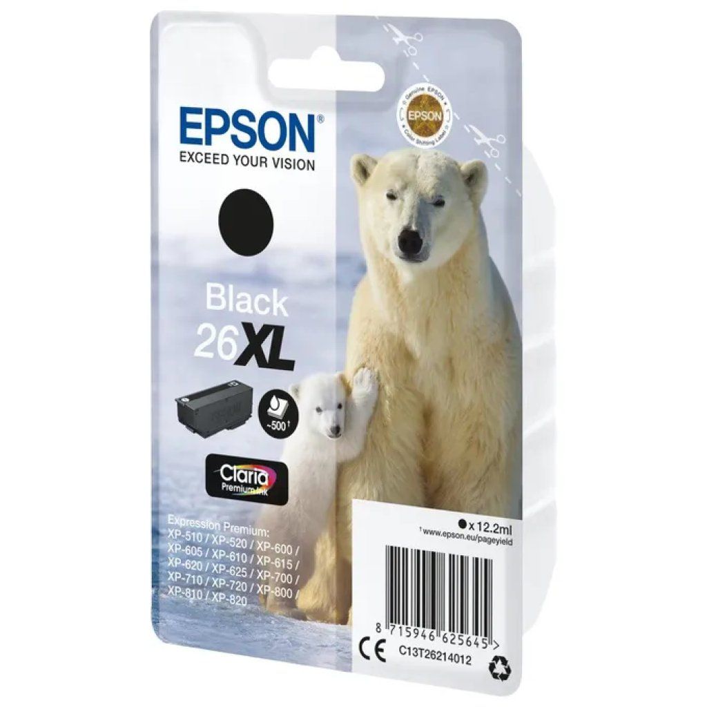 Epson Cartuccia Epson Claria Premium XL Nero C13T26214022