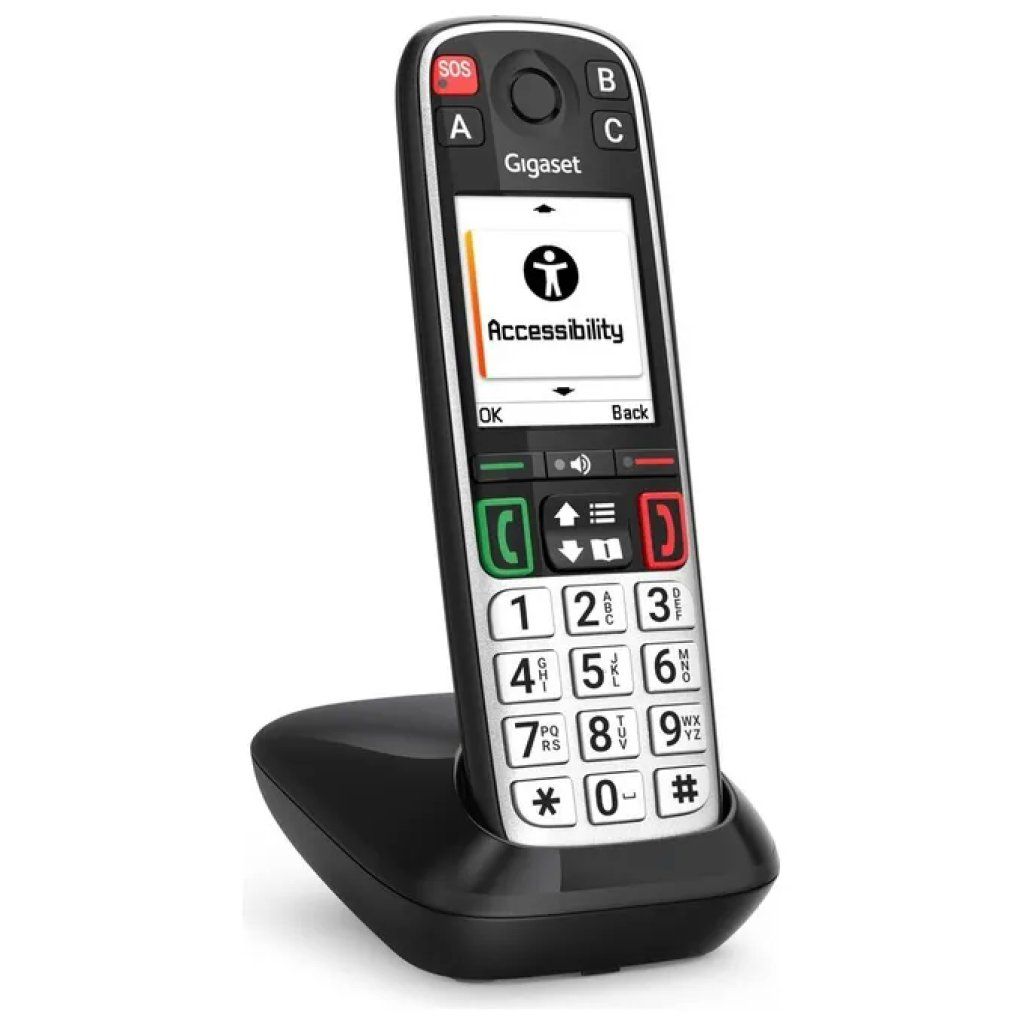 Gigaset EASY 500A Telefono Cordless Nero con Segreteria