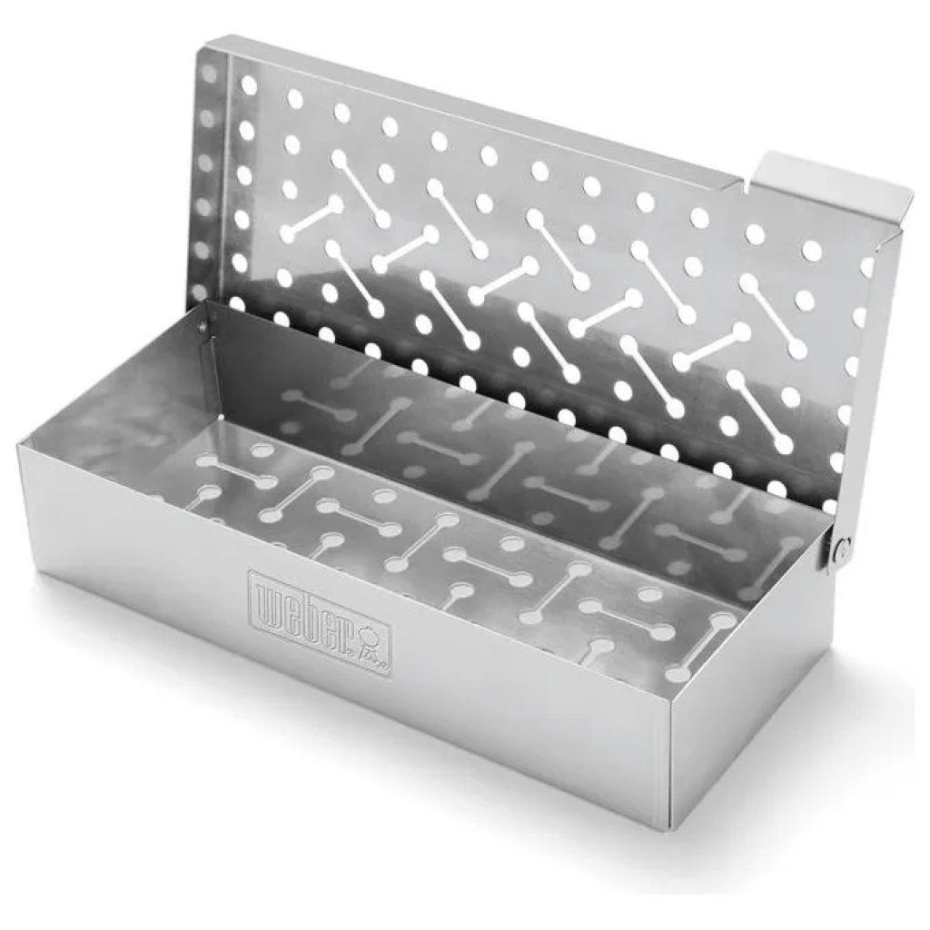 Weber 7576 Affumicatore Universale per Barbecue in Acciaio Inox Weber 7576 Affumicatore Universale per Barbecue in Acciaio Inox