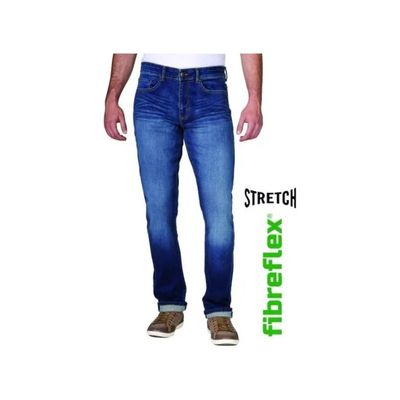 VIGOR-BLINKY Rica Lewis Endur2 Jeans Uomo Stretch Straight Fit Azzurro