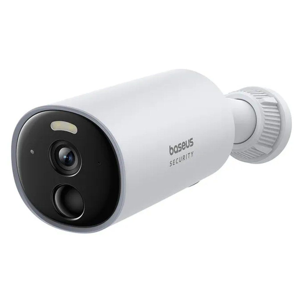 Baseus Security B1 Telecamera da Esterno 2K, IP67, Bianca